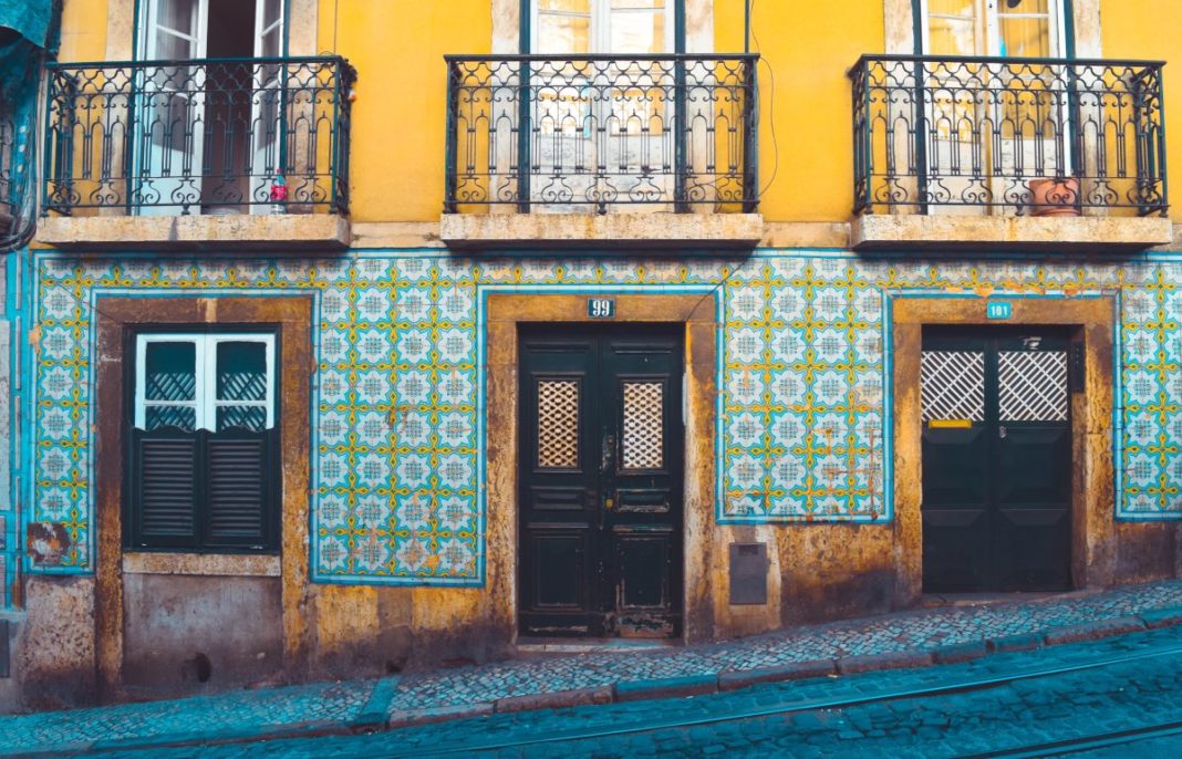azulejos, lisabon portugalsko