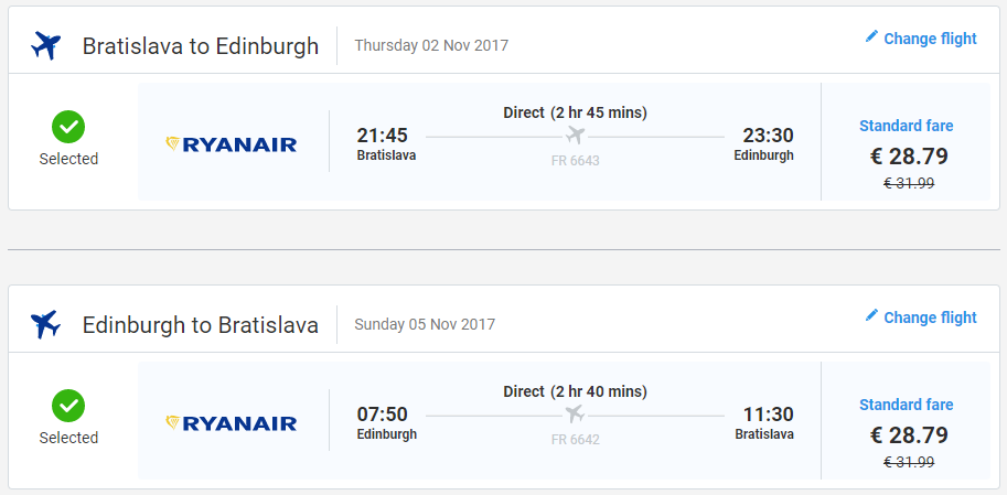 ŠKÓTSKO: Edinburgh s odletom z Bratislavy už za 58€!