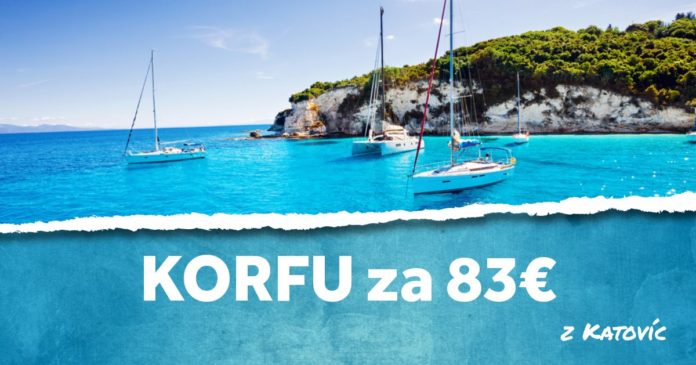 letenky na Korfu za 83€