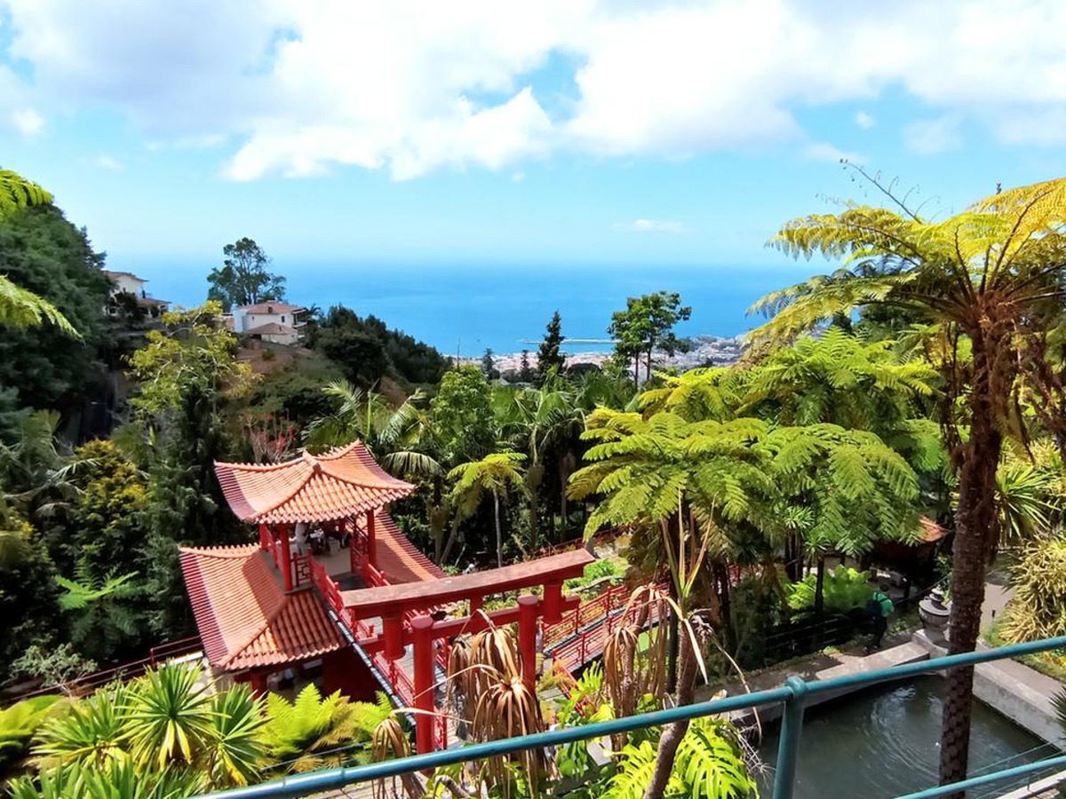 Japonská časť botanickej záhrady vo Funchale, Madeira