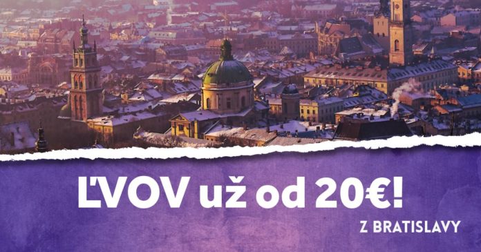 letenky z Bratislavy do mesta Ľvov za 20€