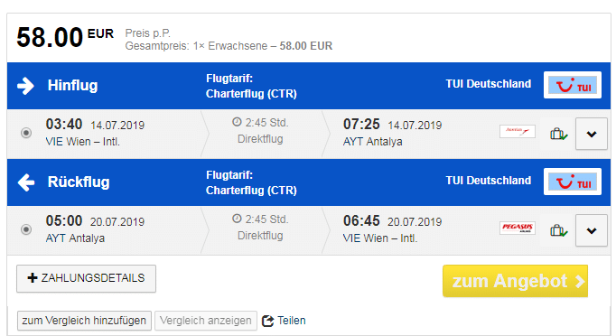 ANTALYA v Turecku - júlové letenky za 58€!