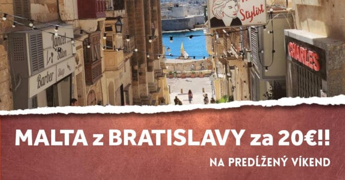 letenky z Bratislavy na Maltu